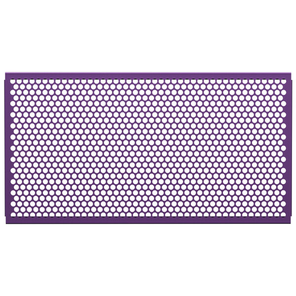 A purple mesh with white circle patterns.