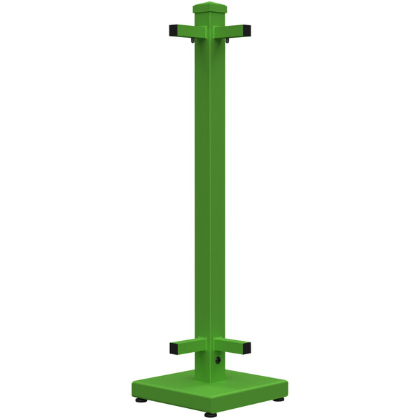 SelectSpace 10" x 10" x 36" Green Standard Corner Stand