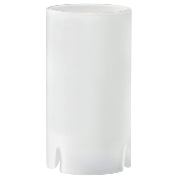Sterno 80122 Nikola 4 1/2" Frosted Round Glass Liquid Candle Holder