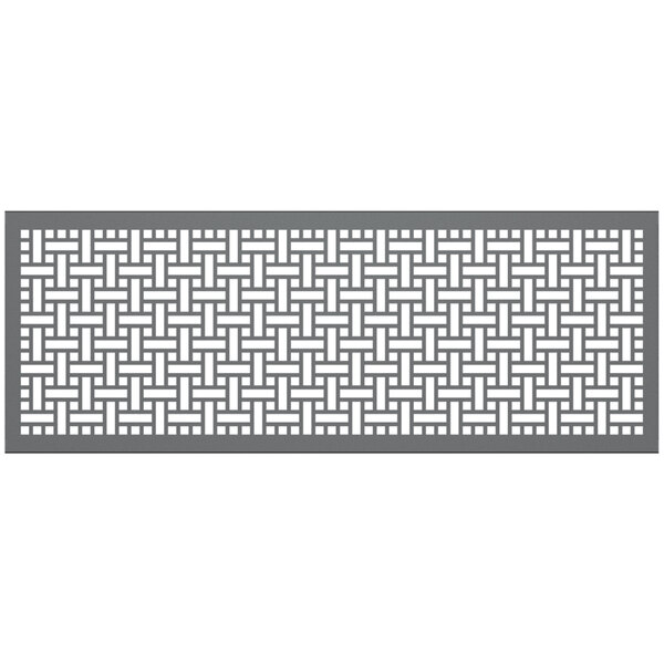 A SelectSpace rectangular metal panel with a square weave pattern.