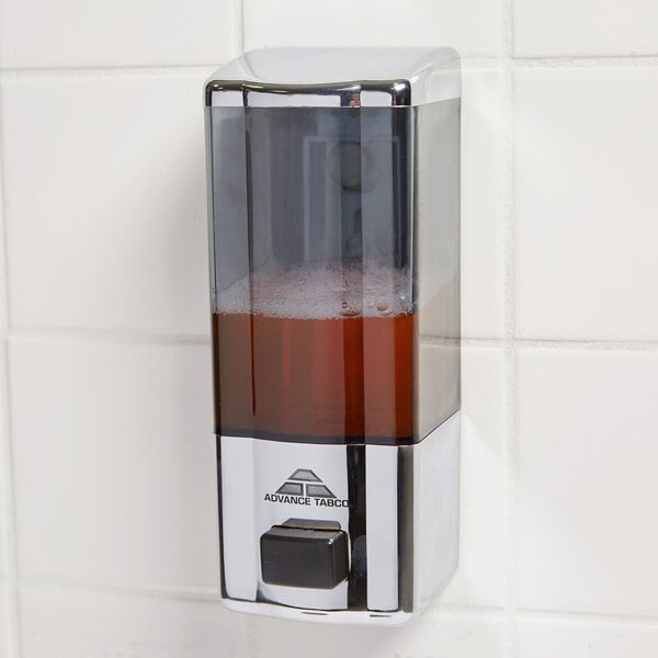 Advance Tabco 7-PS-12-X 20 oz. Wall Mount Push Button Soap Dispenser