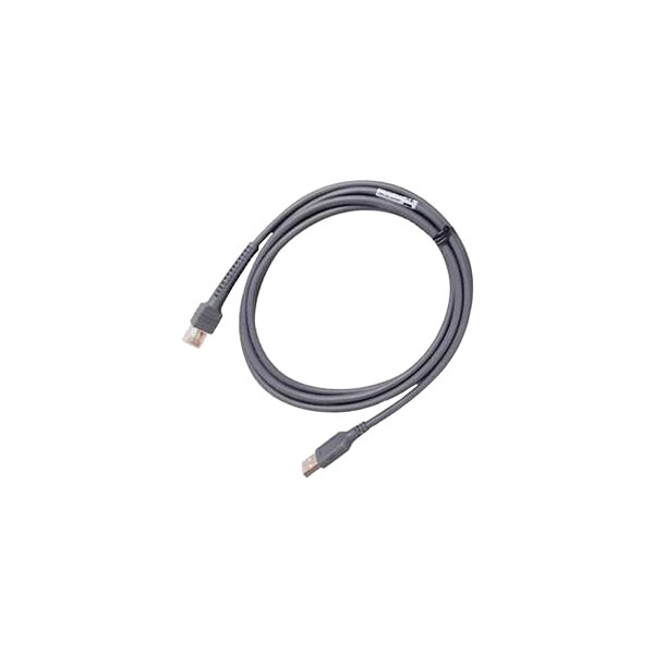 A Zebra grey cable with a black USB plug.