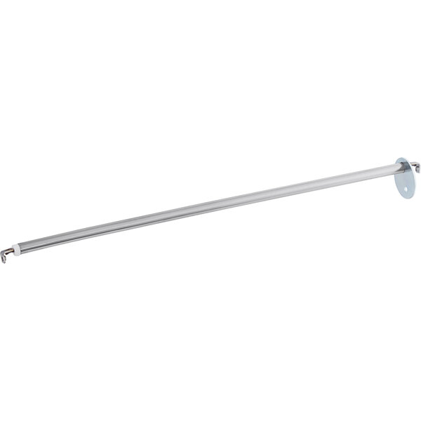 An Avantco heating element with a long metal rod and a screw on the end.