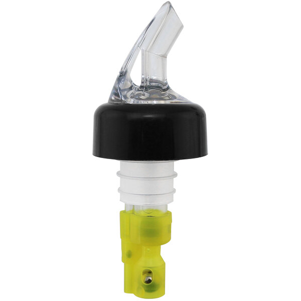 Clear Spout w/ Yellow Tail Pack of 6 1.5 oz Measured Liquor Bottle Pourers