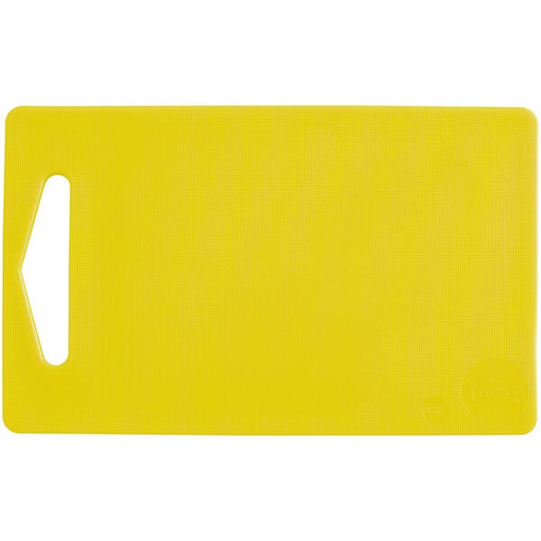 Choice 24 x 18 x 1/2 Yellow Polyethylene Cutting Board