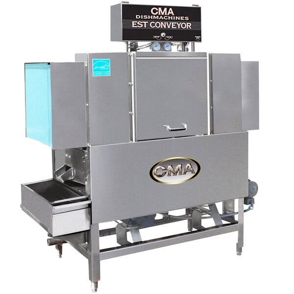 CMA Dishmachines EST-44 High Temperature Conveyor Dishwasher - Right to Left, 240V, 3 Phase