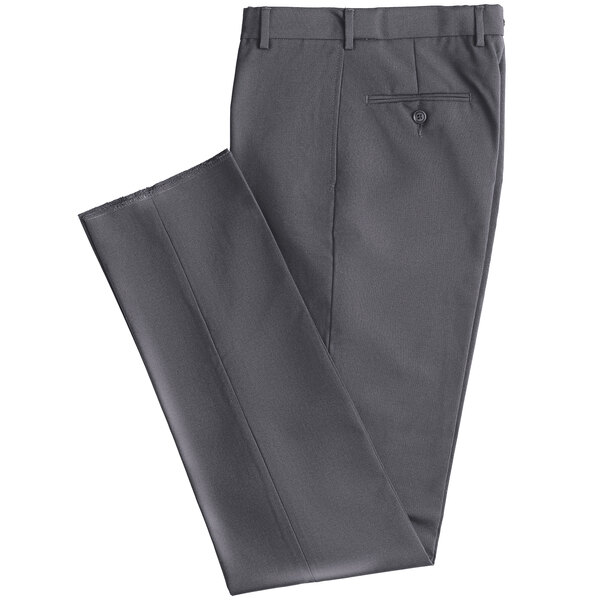 National Patrol by Henry Segal Women's Gray Flat Front Suit Pants - 22