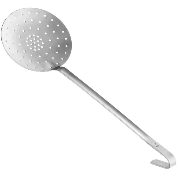 Choice 6 5/16" OnePiece HeavyDuty Stainless Steel Skimmer