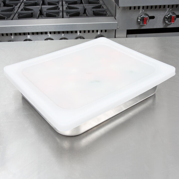 Vollrath 52431 Super Pan V 1 2 Size Flexible Steam Table Hotel Pan Lid vollrath-52431-super-pan-v-1-2-size-flexible-steam-table-hotel-pan-lid