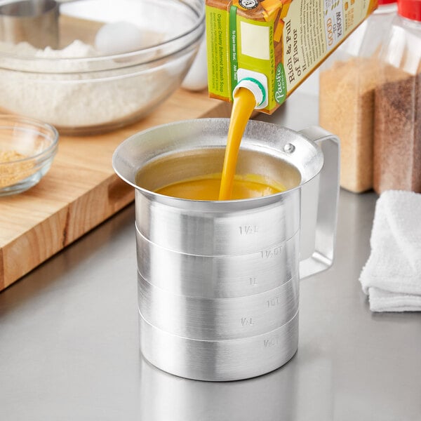 STAINLESS STEEL MEASURING CUP 1 LT IDEALE