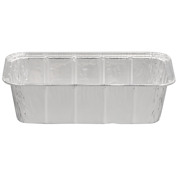 D&W 2 lb. Aluminum Foil Loaf Pan - 50/Pack