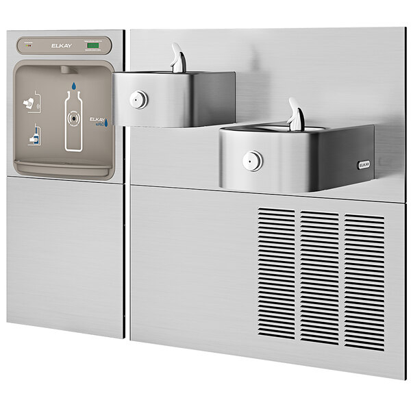 Zurn Elkay LZWSSS28K ezH20 Stainless Steel HandsFree Filtered Bottle Filling Station with Bi