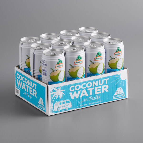 Jarritos® 17.5 oz. Coconut Water with Pulp 12/Case