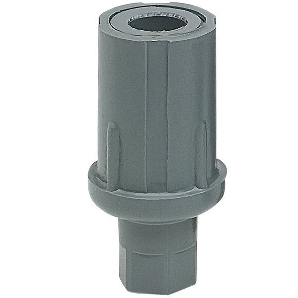 Kason® 1645 1 3/8" - 2 1/2" Adjustable Gray Plastic Hex Foot Insert for 1 5/8" OD Tubing