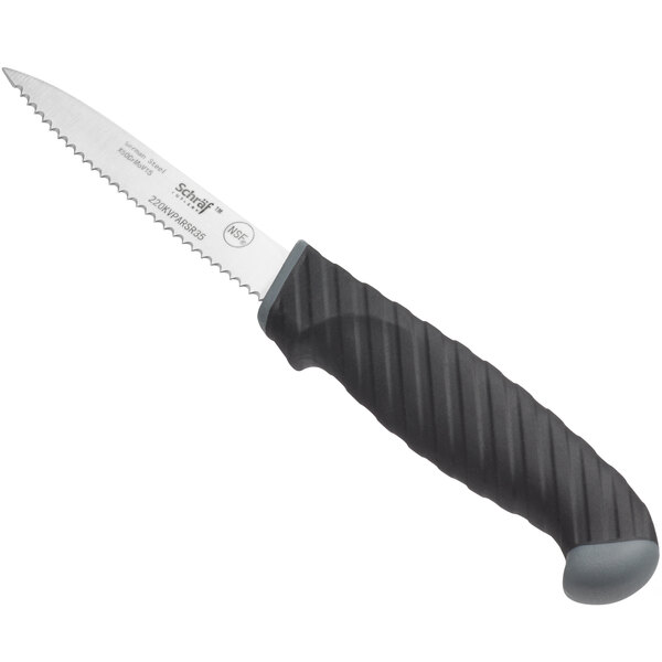 Schraf 3 1/2" Serrated Edge Paring Knife with TPRgrip Handle