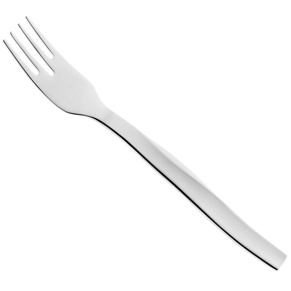 A RAK Porcelain Nabur stainless steel fish fork with a silver handle.