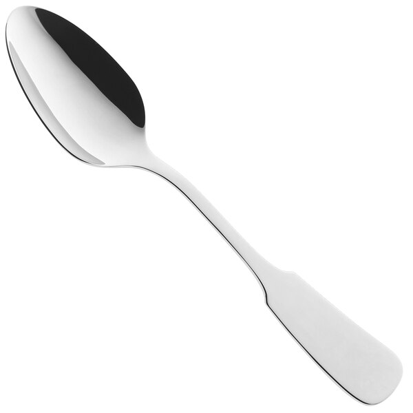 A RAK Porcelain stainless steel dinner spoon with a silver handle.