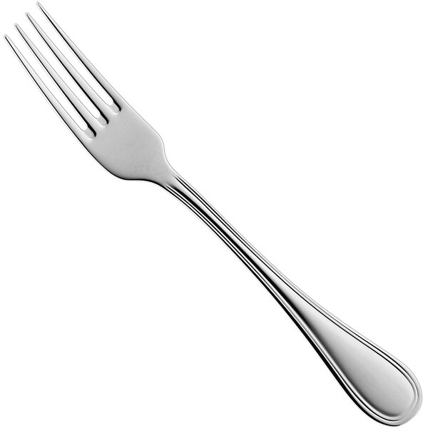 A RAK Porcelain stainless steel dinner fork with a silver handle.