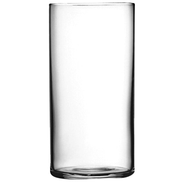 A close-up of a Luigi Bormioli Top Class beverage glass.