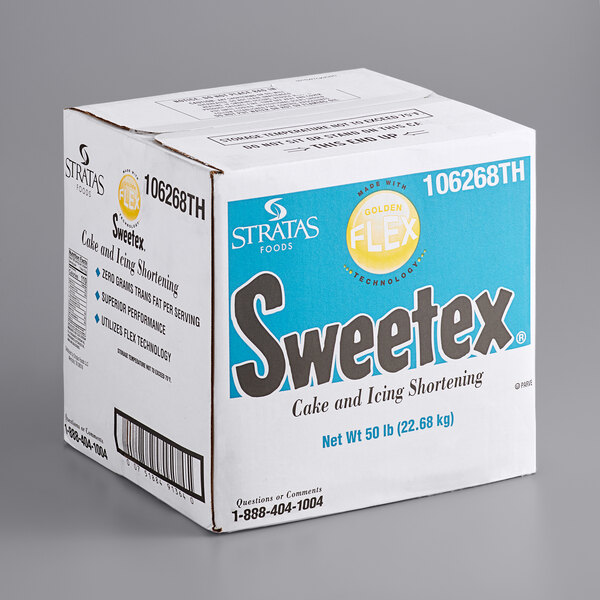 Sweetex Golden Flex High Ratio Cake and Icing Shortening 50 lb.