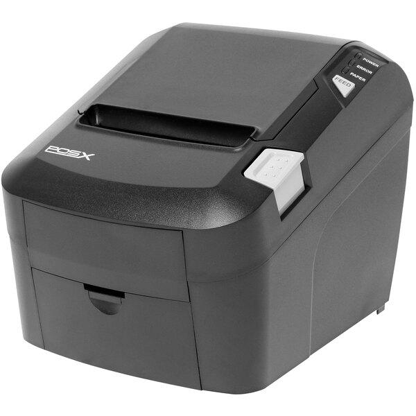 A black POS-X EVO PT3 thermal receipt printer.