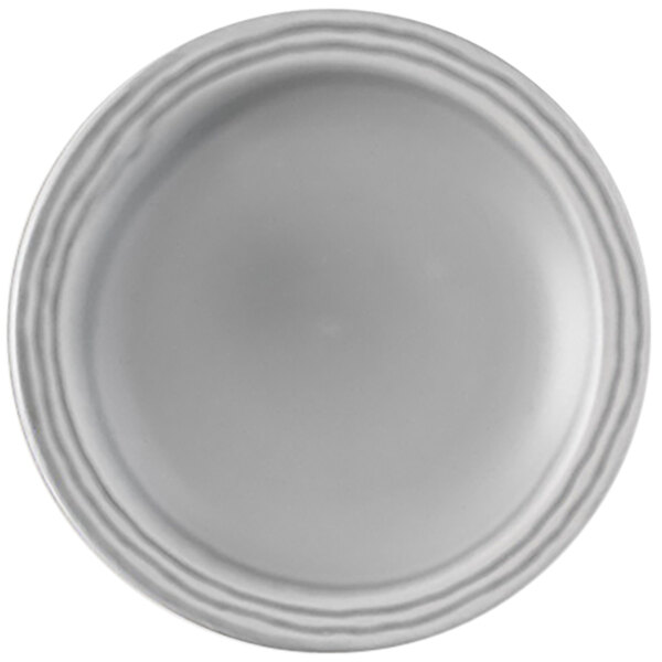Dudson Harvest Norse 7" Grey Embossed Narrow Rim China Plate by Arc Cardinal - 12/Case