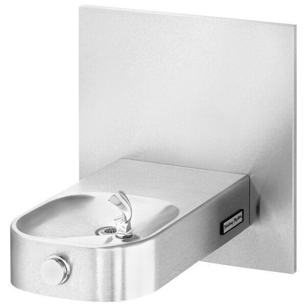 Halsey Taylor HCRFEBP Stainless Steel Wall Mount NonFiltered Drinking Fountain with Frame Non