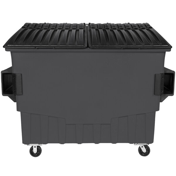Toter FR04000125 4 Cubic Yd. Dark Cool Gray Front End Loading Mobile