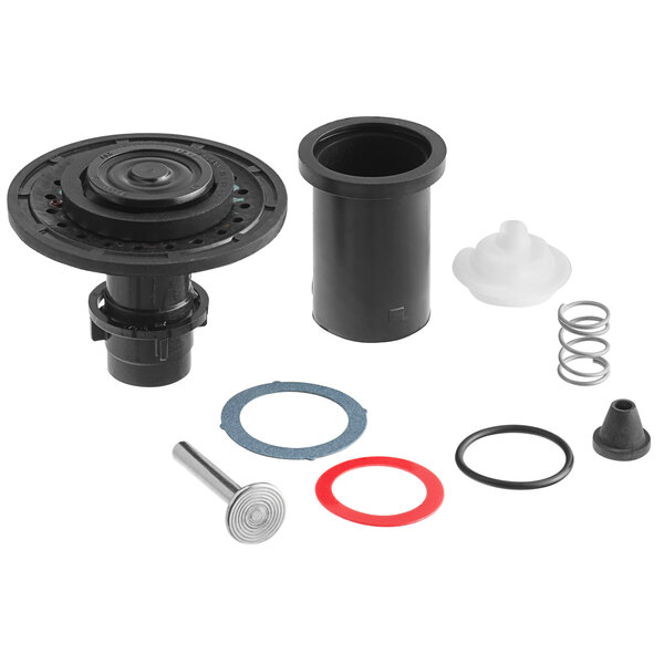 A black and red Sloan Regal rebuild kit for a urinal.