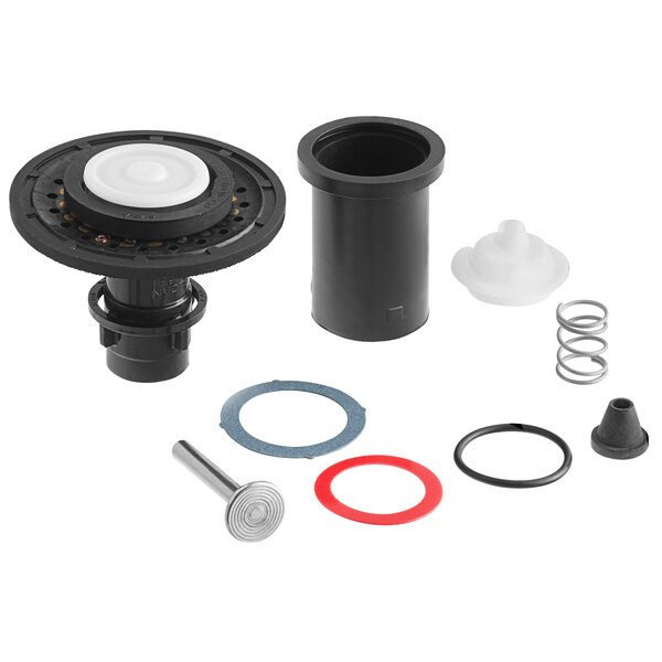 A black and white Sloan Regal rebuild kit with metal springs.
