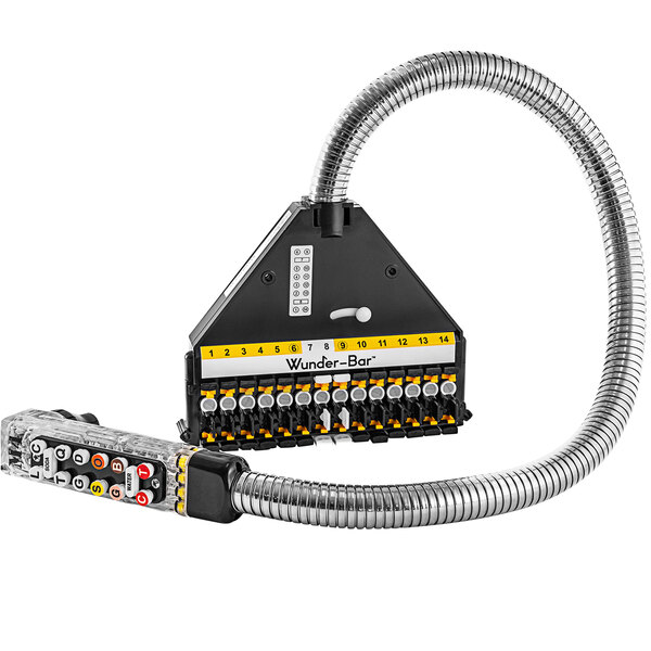 WunderBar M414840KSM3 14 Button Soda Gun with 3' Hose 8 Carbonated