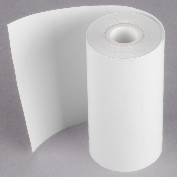 Point Plus 3 1/8 x 230' Pink Phenol- and BPA Free Thermal Cash Register  POS Paper Roll Tape - 50/Case