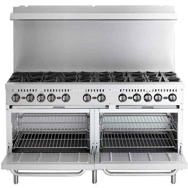 Main Street Equipment E60L Liquid Propane 10 Burner 60" Range with 2