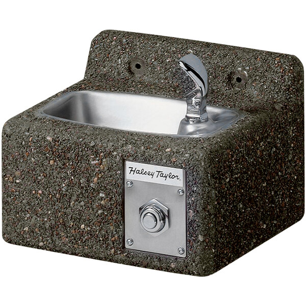 Halsey Taylor 4592 Sierra Stone Wall Mount NonFiltered Outdoor Drinking Fountain
