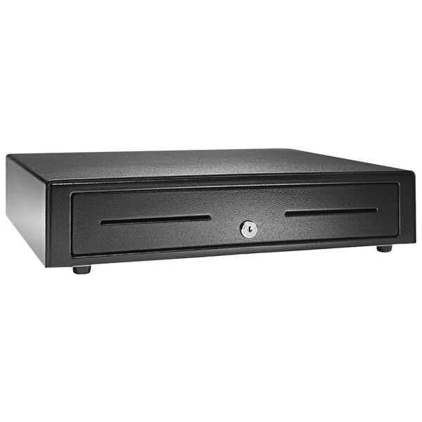 APG VB3201BL1616 Vasario Series 16" x 16" Black Cash Drawer with CD