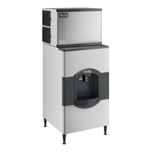 Avantco Ice KMC-H-530-HA 30" Air Cooled Modular Half Cube Ice Machine with Ice Dispenser - 500 lb.