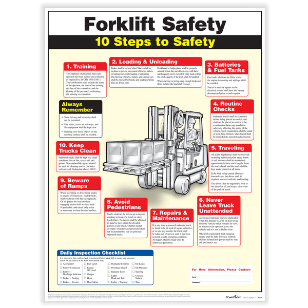 ComplyRight Forklift Safety Poster