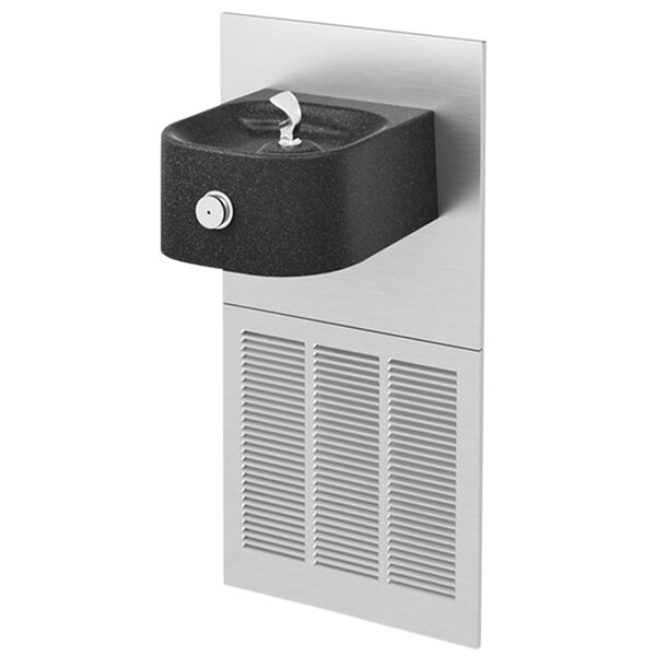 Halsey Taylor HRFGSR W BLK BASIN 8 GPH Black Marblyte Wall Mount NonFiltered Contour Drinking