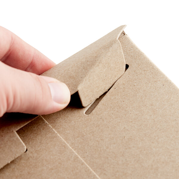 Lavex Stayflats® Kraft TabLocking Rigid Mailer 1 6" x 8" 100/Case