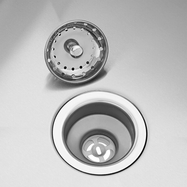 Regency Spec Line 100" 14 Gauge Stainless Steel Three Compartment