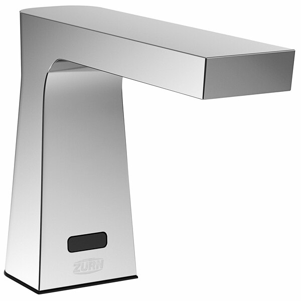 A Zurn Camaya series electronic faucet with a chrome finish.