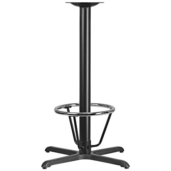 Flash Furniture 30" x 30" Bar Height Table Base with 3" Column and Foot rest