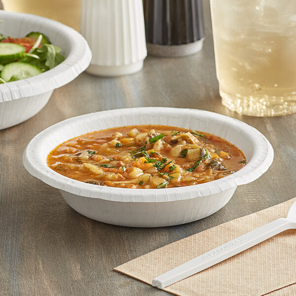 Dixie Basic 12 oz. Light Weight Paper Bowl 1000/Case