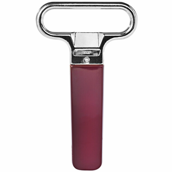 A Franmara chrome-plated cork extractor with a red sheath.