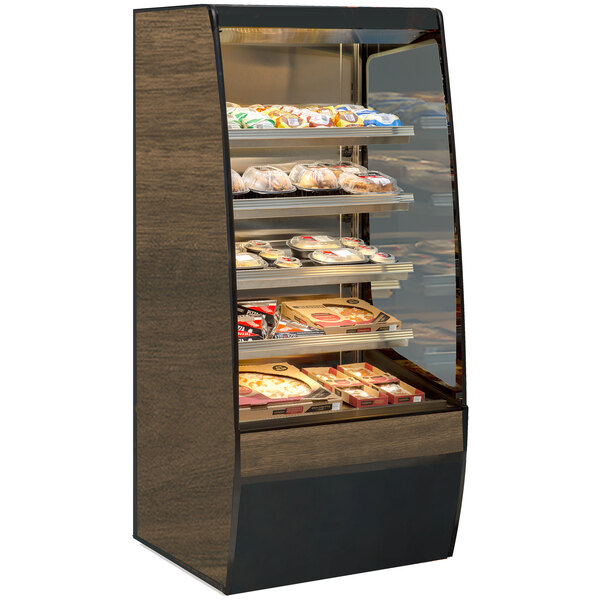 Federal Industries VHSS-3678C Vision Series 36" Curved Heated Self-Serve Merchandiser with Four Shelves - 208/240V