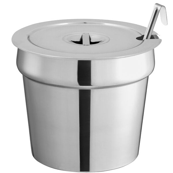 Choice 7 Qt. Stainless Steel Inset Kit with Cover and Ladle