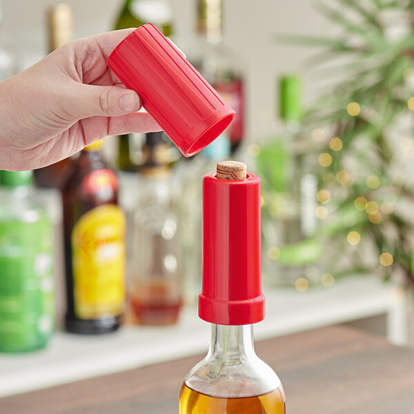 Franmara Red Plastic Wine Recorker 4017