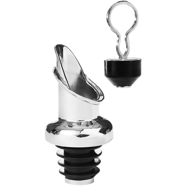 Franmara ChromePlated Wine Pourer and Stopper 9339