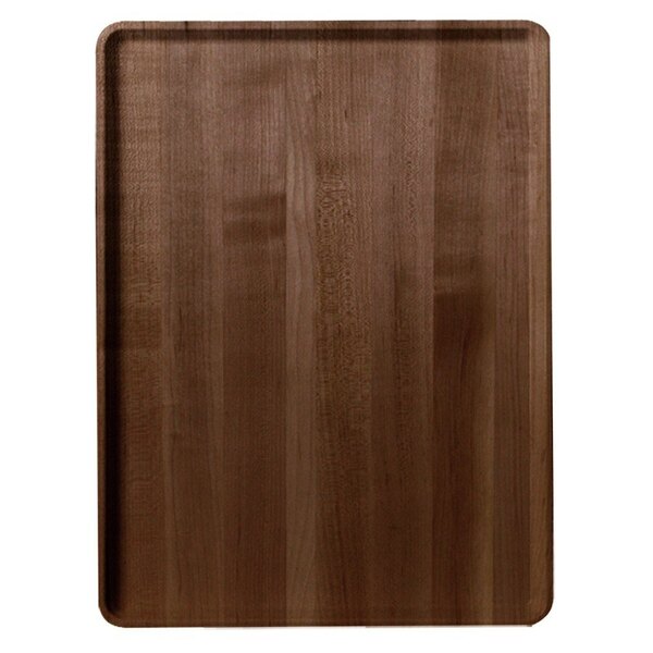 A Cambro Country Oak faux-wood fiberglass dietary tray with a wood grained surface.