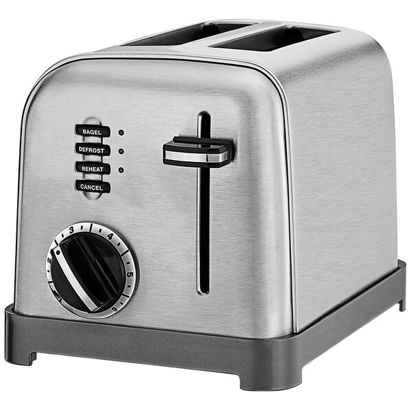 Conair Cuisinart CPT-160WH 2 Slice Stainless Steel Compact Toaster